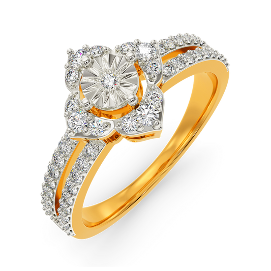 To The Moon Diamond Rings
