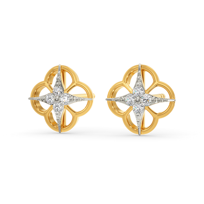 Floral Musk Diamond Earrings