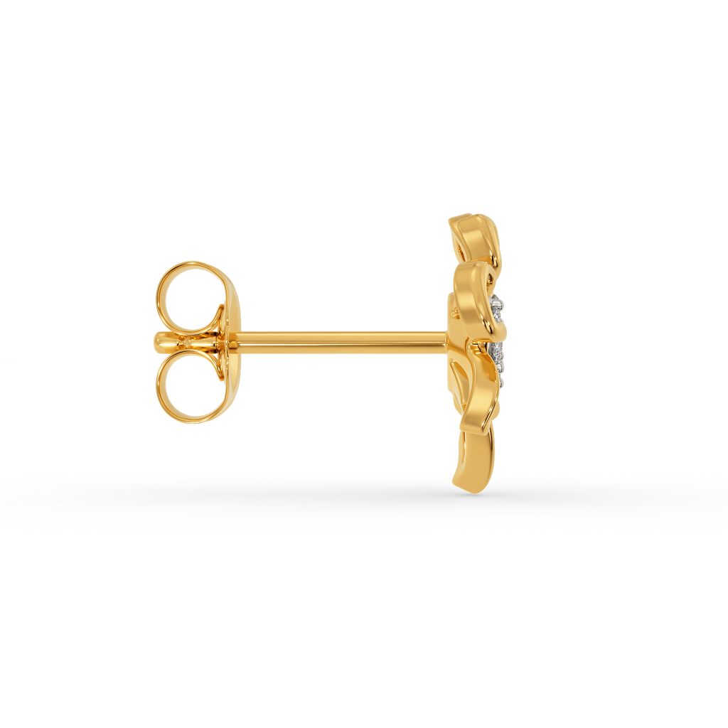 Flora Flow Diamond Earrings
