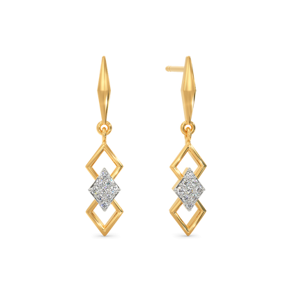 Three Thee Diamond Earrings