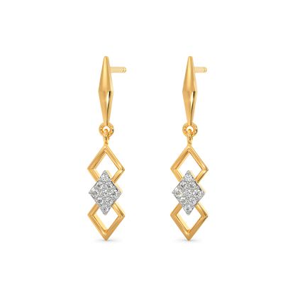 Three Thee Diamond Earrings