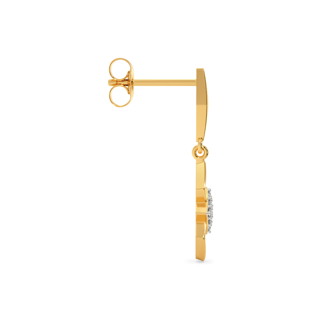 Three Thee Diamond Earrings