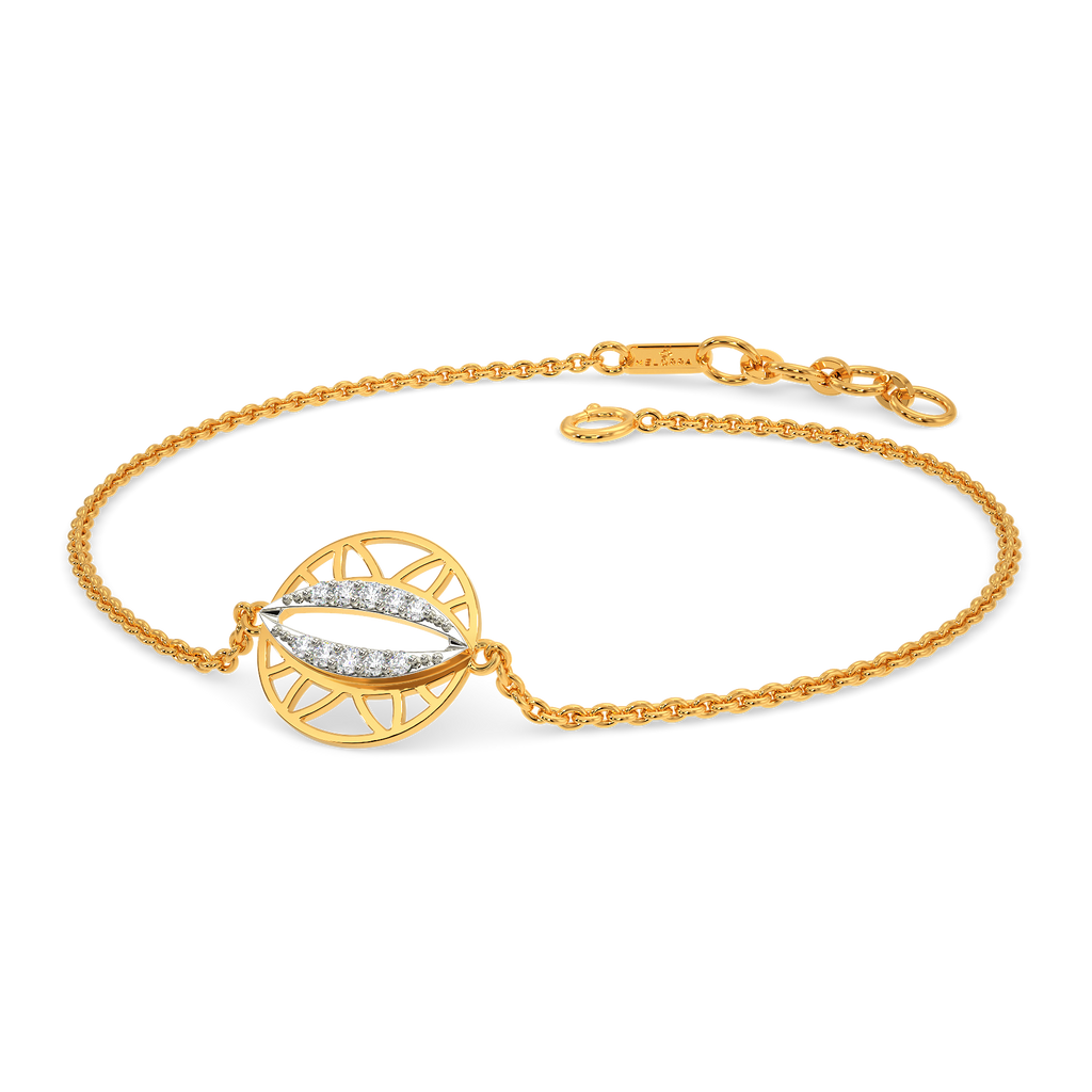 Golden Orbit  Diamond Bracelets