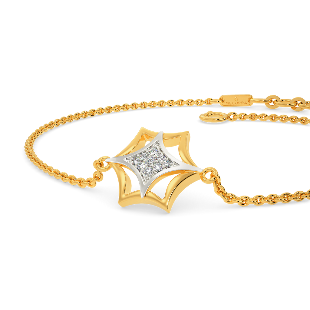 Hexa Dazzle Diamond Bracelets