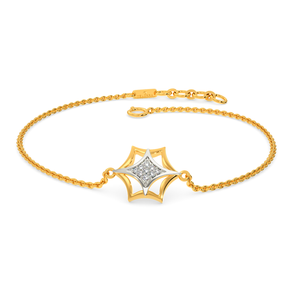 Hexa Dazzle Diamond Bracelets