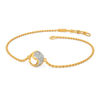 Yin Yang Drop Diamond Bracelets