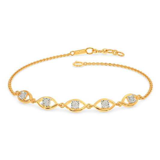Marked By Evil Eye  Diamond Bracelets