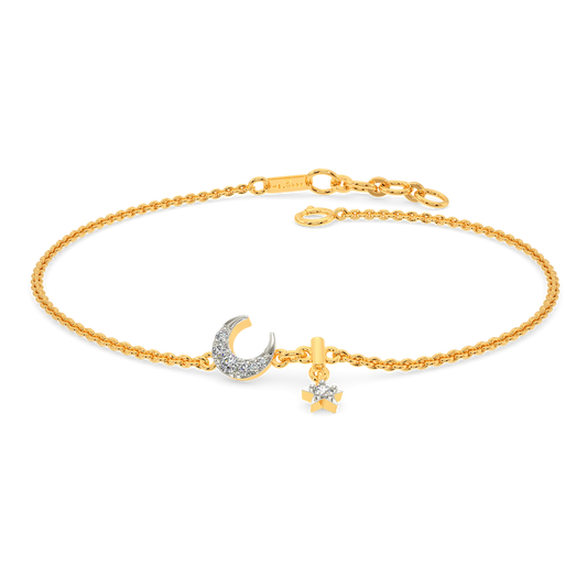 Starred Moon Diamond Bracelets