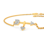 Arrow Through My Heart Diamond Bracelets