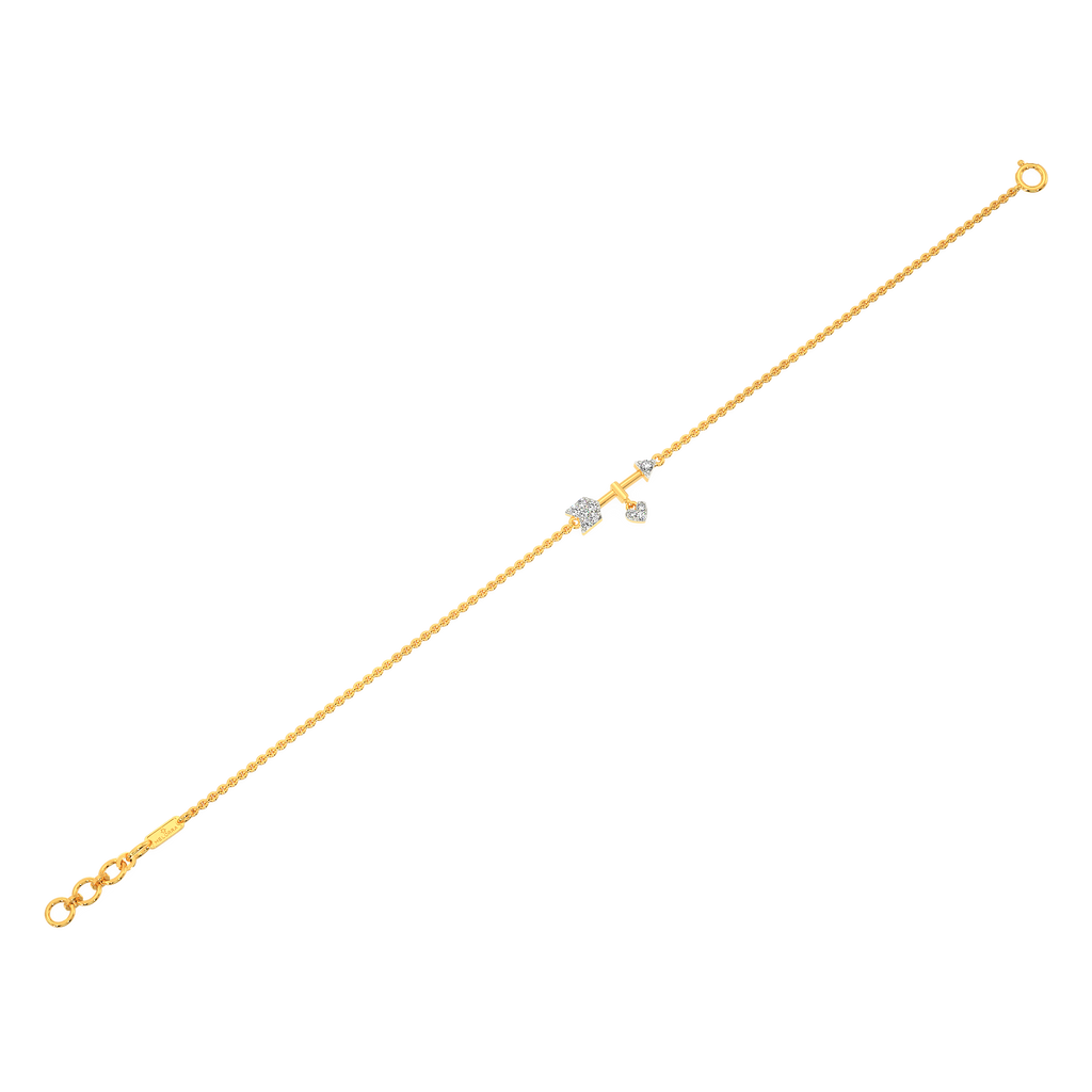 Arrow Through My Heart Diamond Bracelets