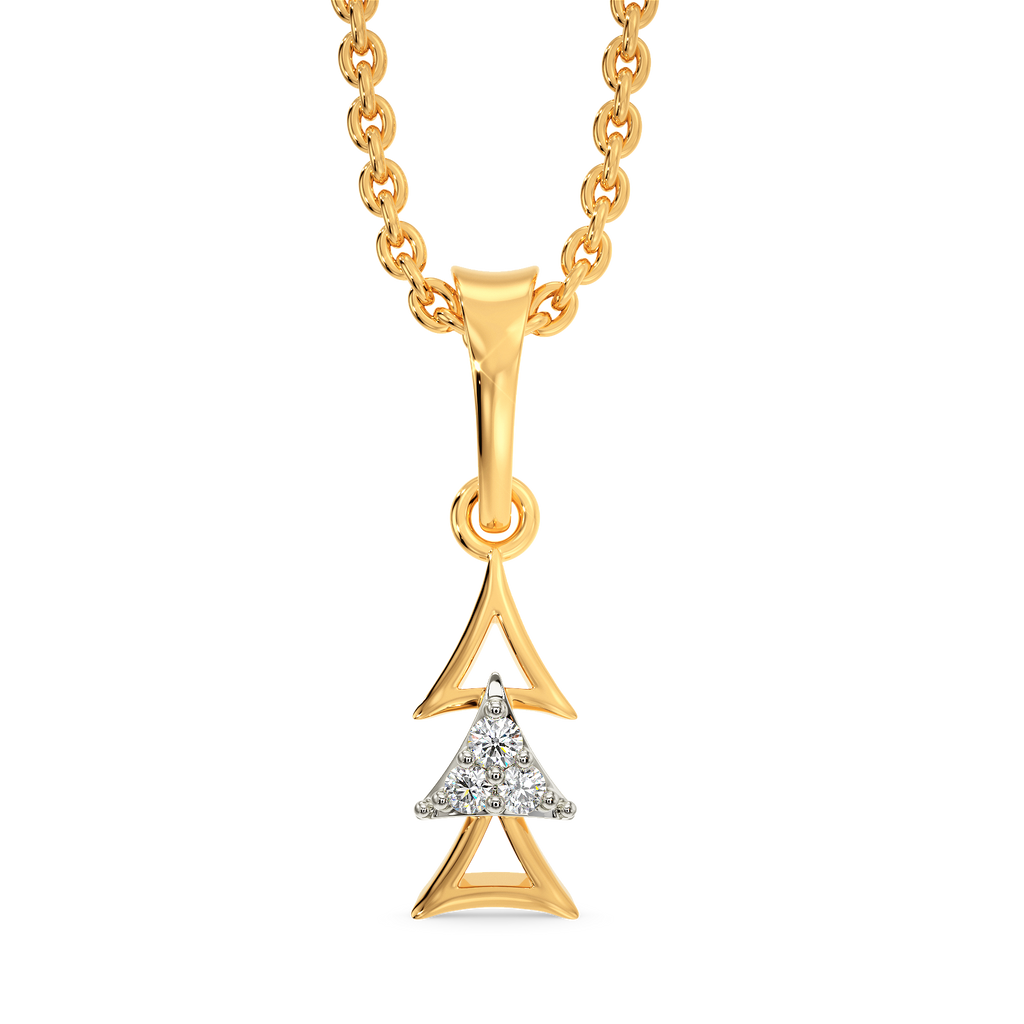Tri Spectra Diamond Pendants