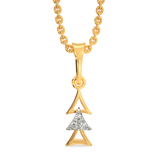 Tri Spectra Diamond Pendants