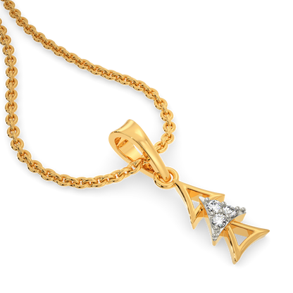 Tri Spectra Diamond Pendants