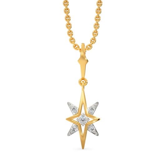 Edge Touch Diamond Pendants