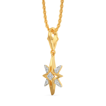 Edge Touch Diamond Pendants