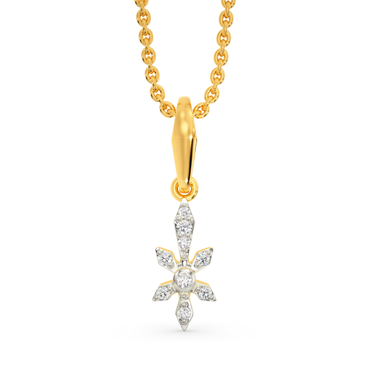 Floral Glam Diamond Pendants