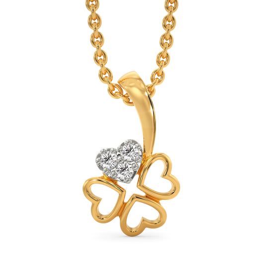 Quard Heartz Diamond Pendants