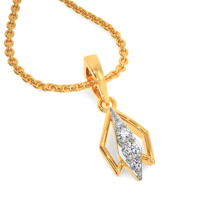 Tri Zone Diamond Pendants