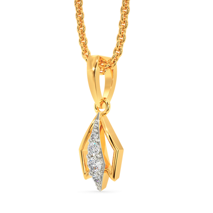 Tri Zone Diamond Pendants