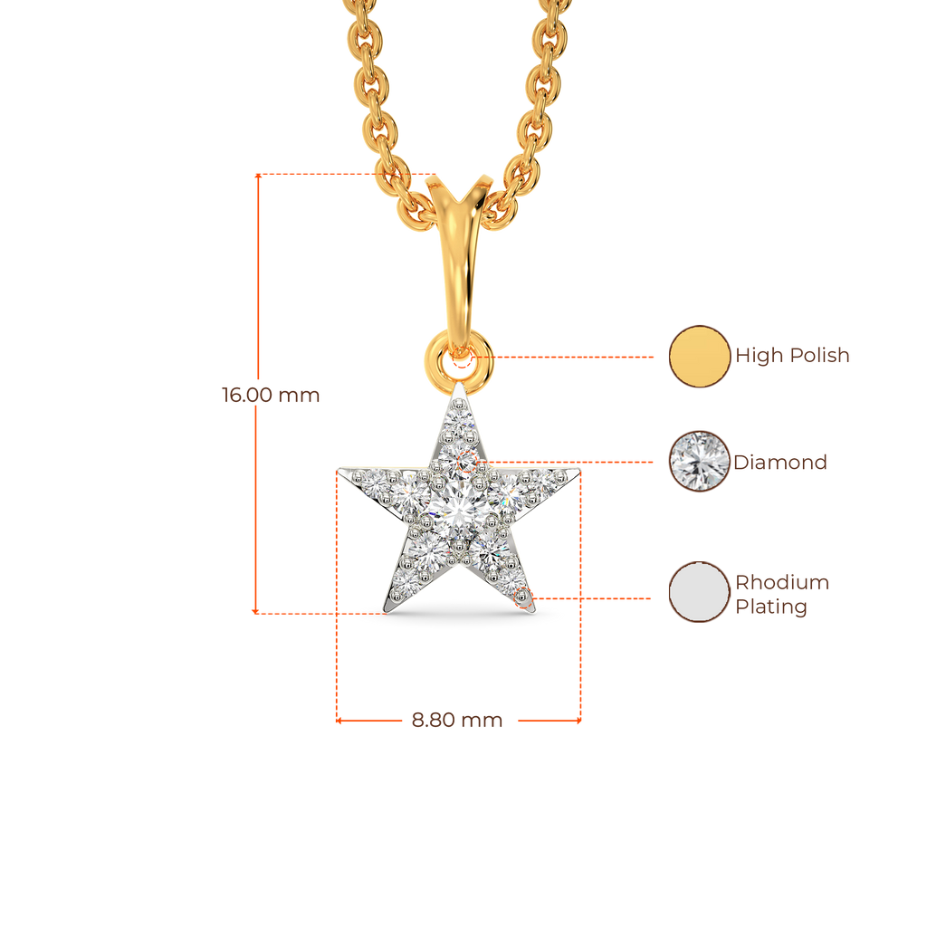 Starry Day Diamond Pendants
