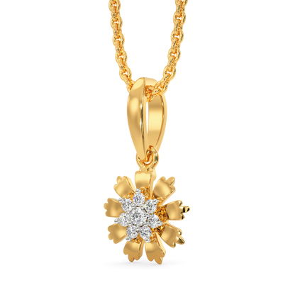 Exclusively Floral Diamond Pendants