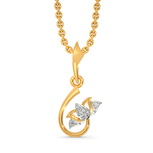 Lotus Pride Diamond Pendants
