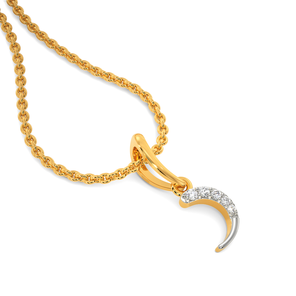 Curves in Motion Diamond Pendants