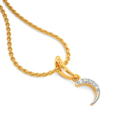 Curves in Motion Diamond Pendants