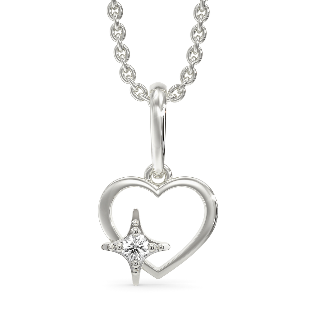 Famous Like A Star Diamond Pendants