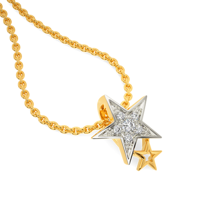 Star Pong Diamond Pendants
