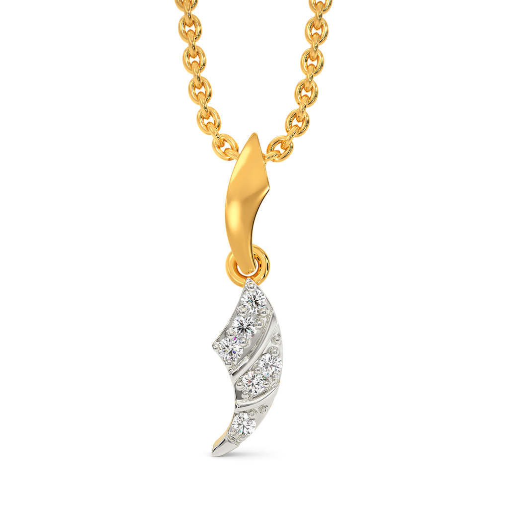 Edgy Elegance Diamond Pendants