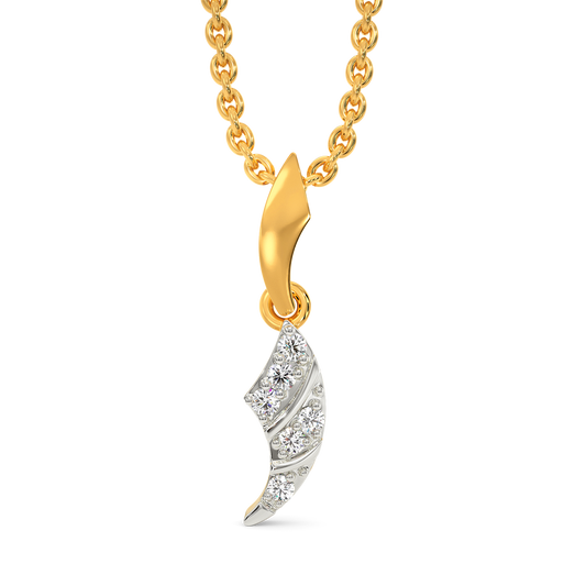 Edgy Elegance Diamond Pendants