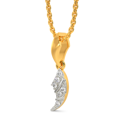 Edgy Elegance Diamond Pendants