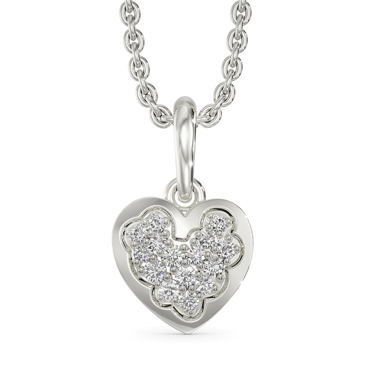 Classic Heart Diamond Pendants