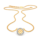 Circled In Rhom Diamond Necklaces