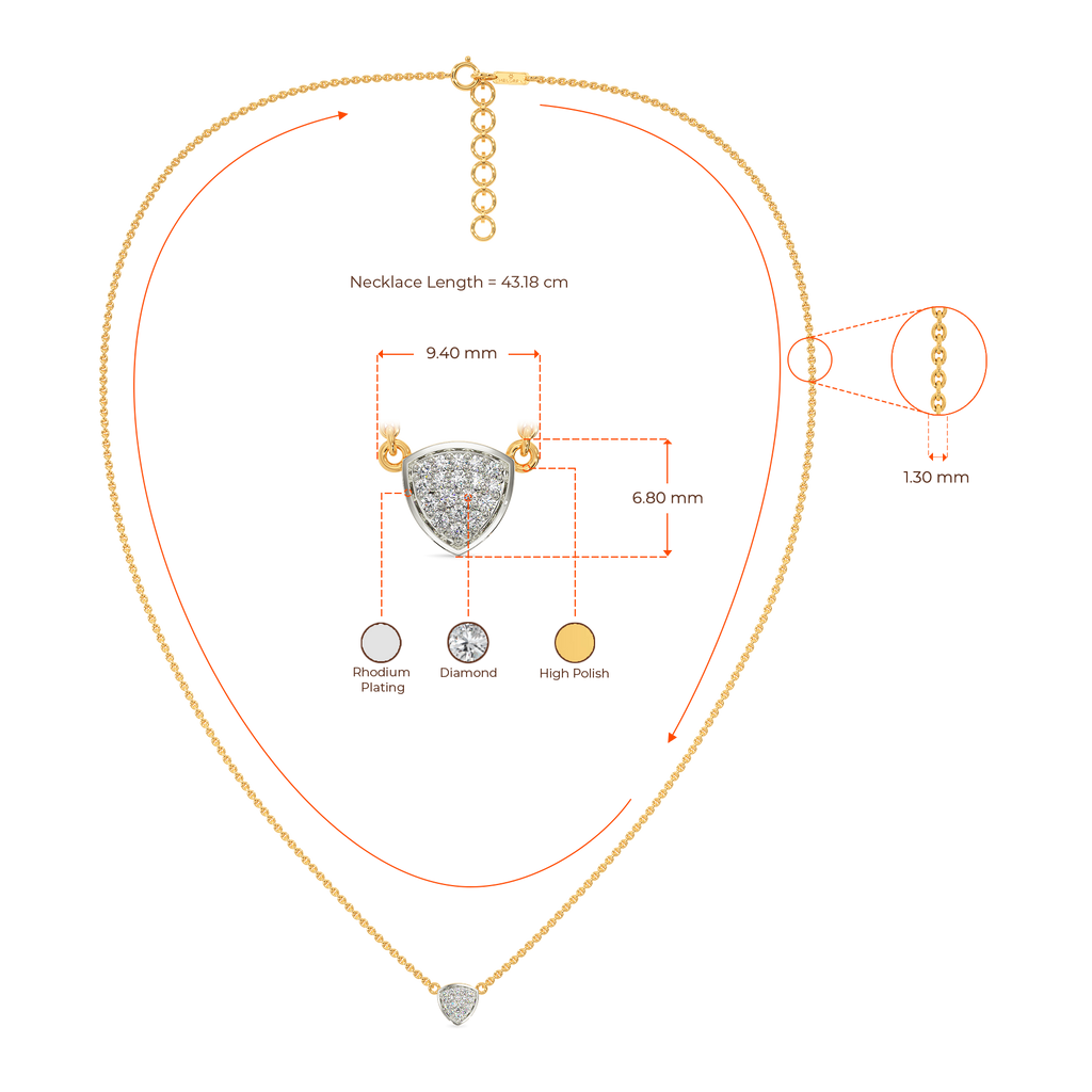 Buttercup Glow  Diamond Necklaces