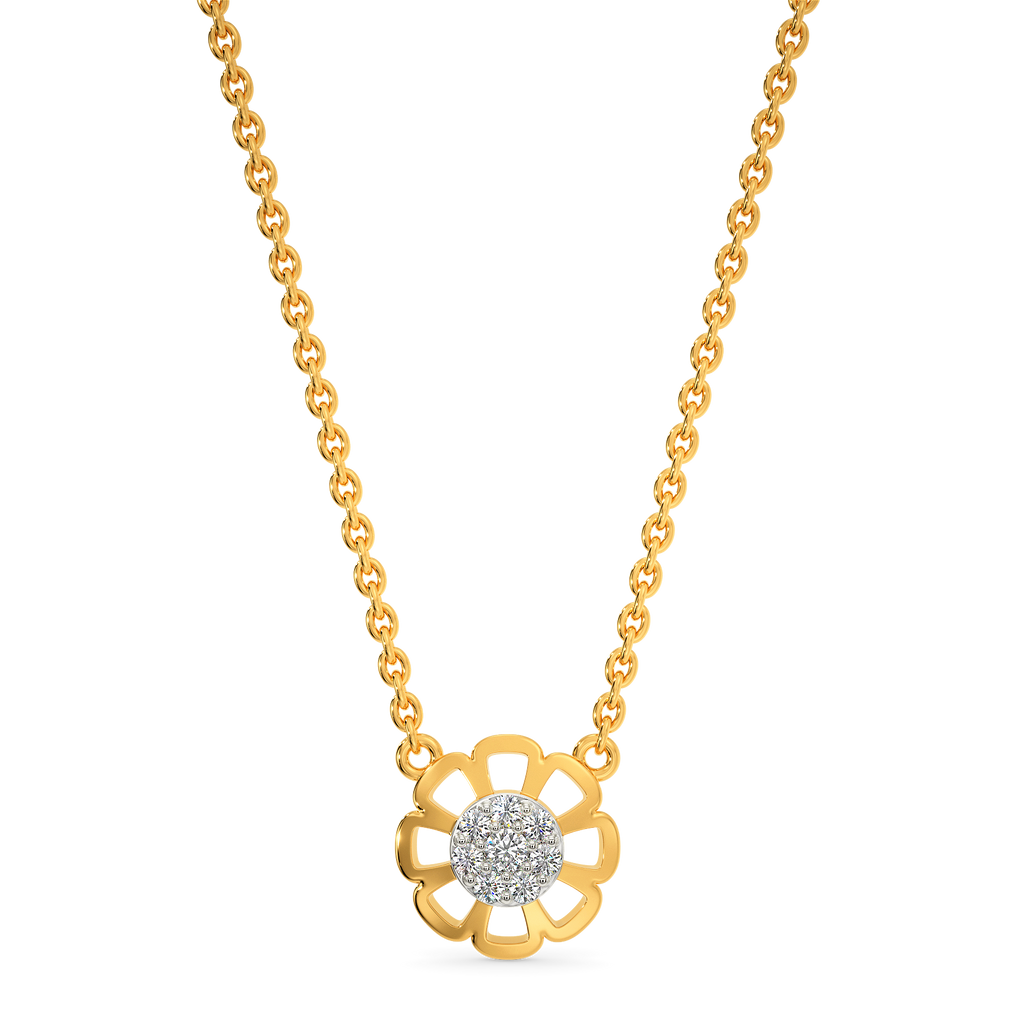 Ethereal Floral Diamond Necklaces