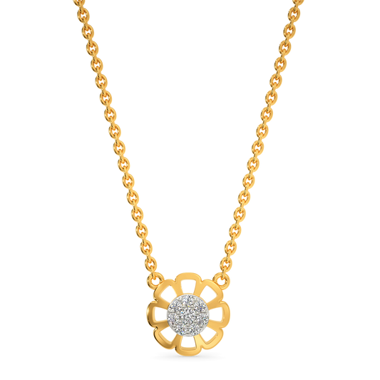 Ethereal Floral Diamond Necklaces