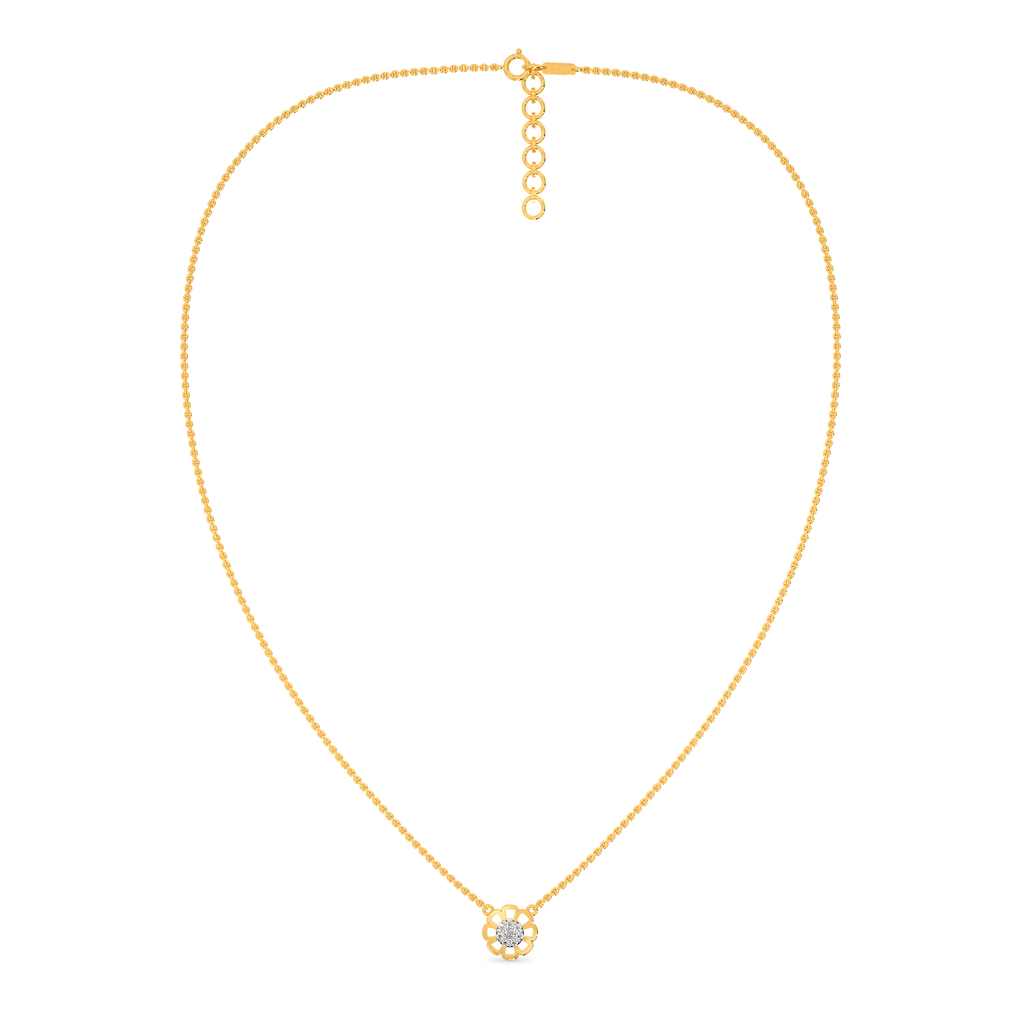 Ethereal Floral Diamond Necklaces