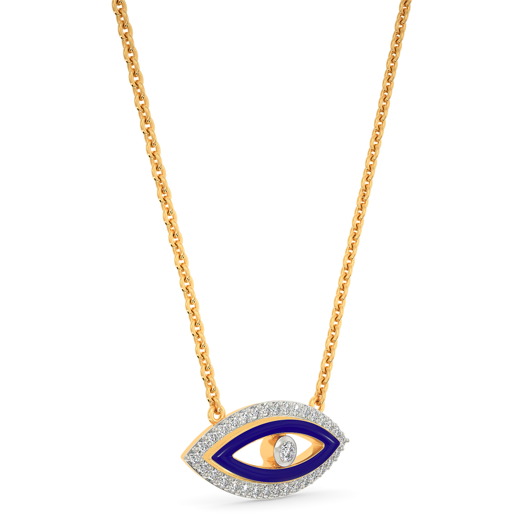 Be An Evil Eye Diamond Necklaces