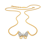 Butterfly Song Diamond Necklaces