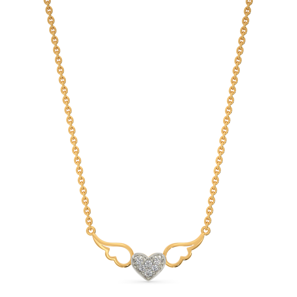 Cupid Wings Diamond Necklaces
