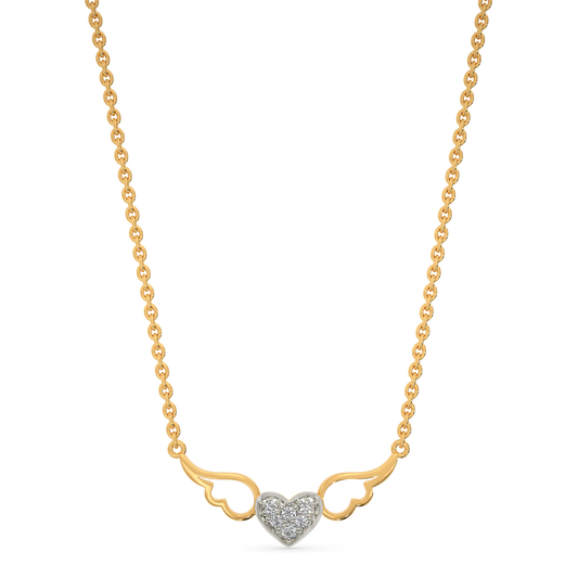 Cupid Wings Diamond Necklaces