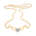 Cupid Wings Diamond Necklaces