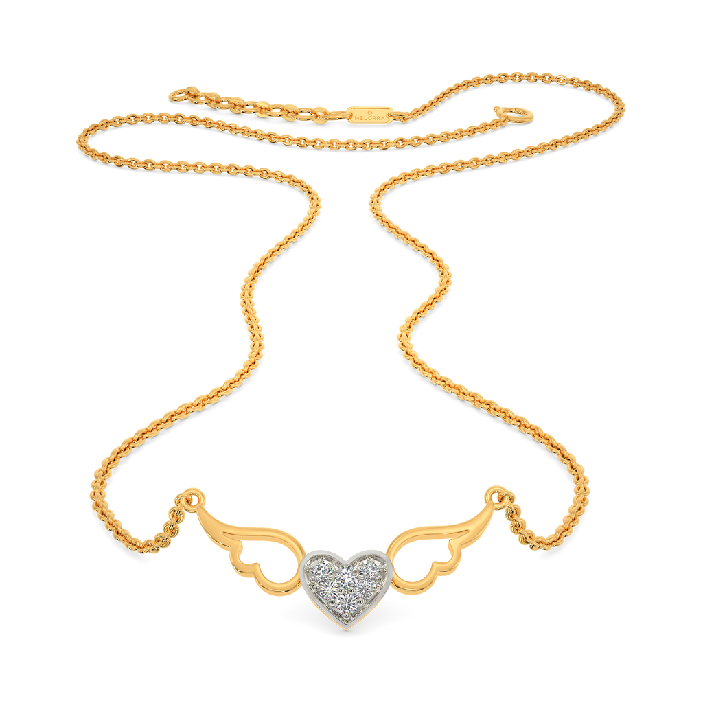 Cupid Wings Diamond Necklaces