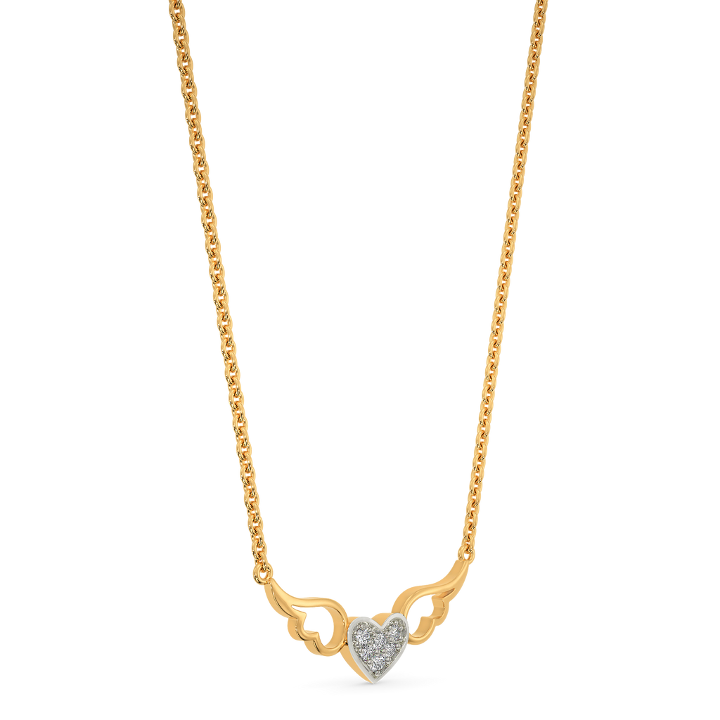 Cupid Wings Diamond Necklaces