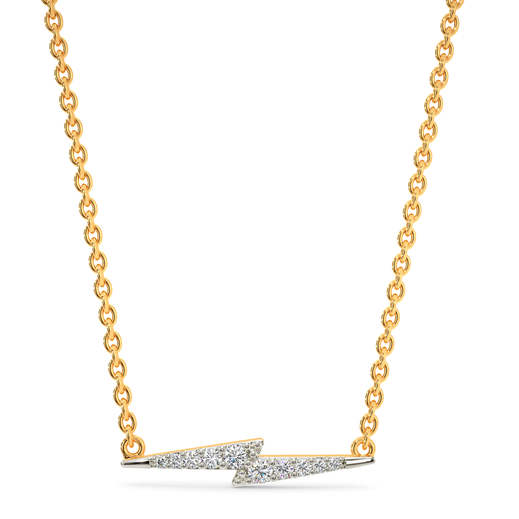 Light Boom Diamond Necklaces