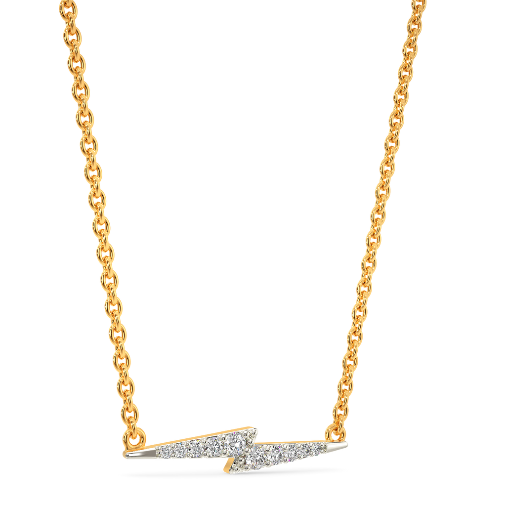 Light Boom Diamond Necklaces