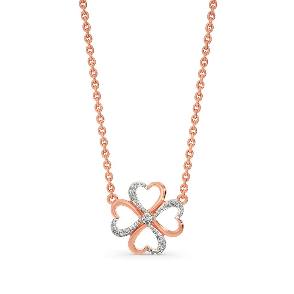Rose Haze Diamond Necklaces
