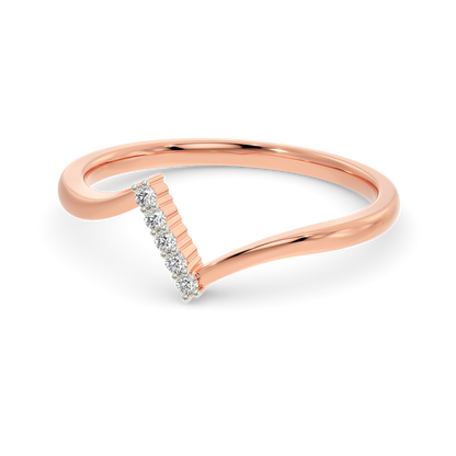 Rose Apart Diamond Rings